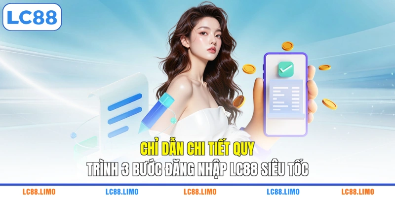 Chỉ dẫn chi tiết quy trình 3 bước đăng nhập LC88 siêu tốc